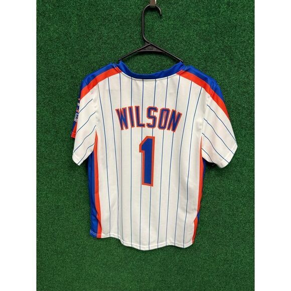 New York Met's Giveaway Mookie Wilson Vtg/Retro style Jersey Sz Medium Unisex - Picture 5 of 6